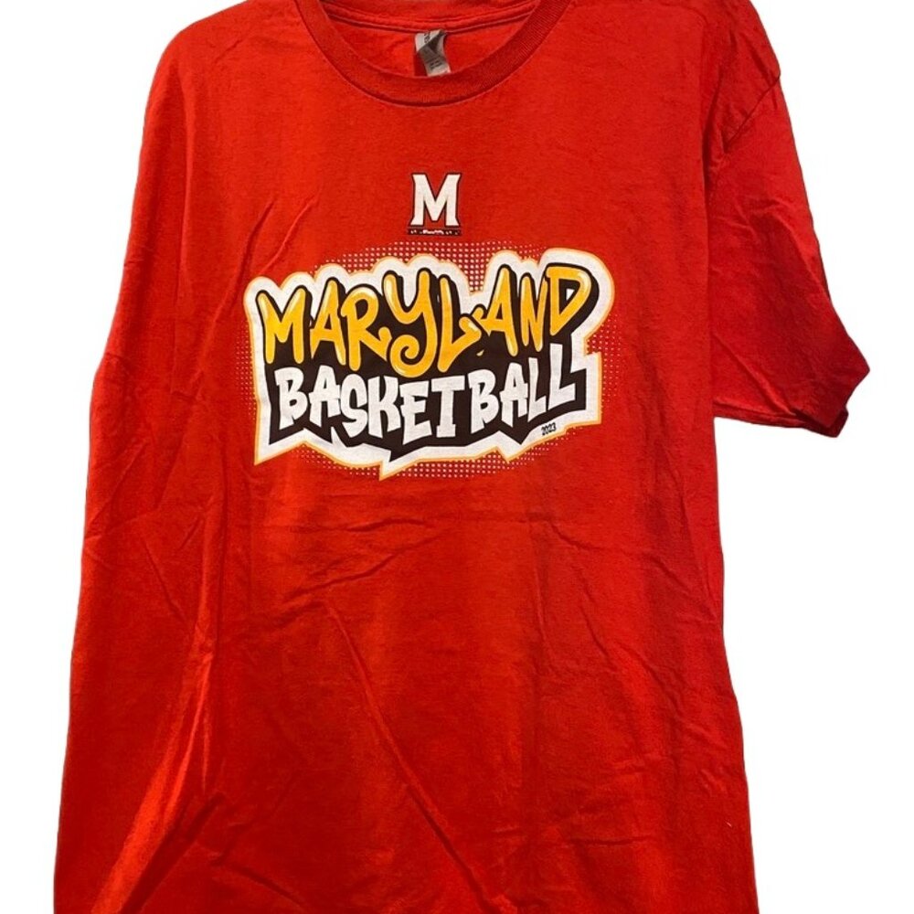 University of Maryland College Park Basketball 2023 Gildan Tee Shirt, Large